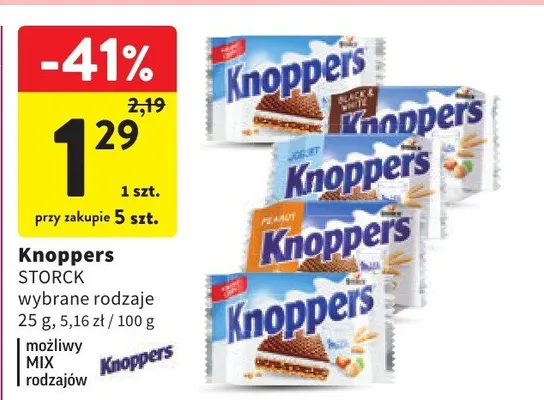 Wafle wybrane rodzaje promocja w Intermarche