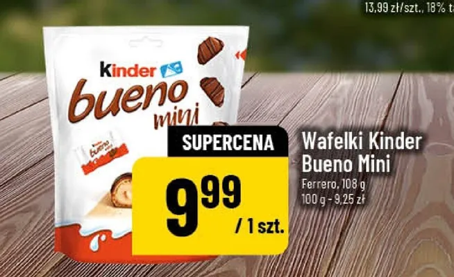 Wafelki Kinder Bueno Mini promocja w POLOmarket