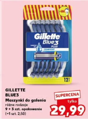 Maszynki do golenia Blue3 Comfort promocja w Kaufland