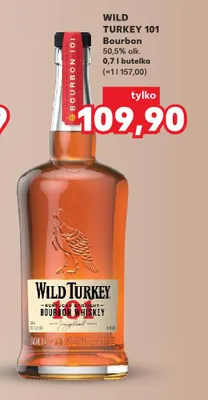 Bourbon Wild Turkey 101 promocja w Kaufland