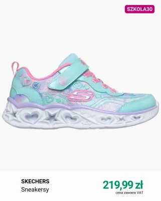 Sneakersy Skechers promocja w Deichmann
