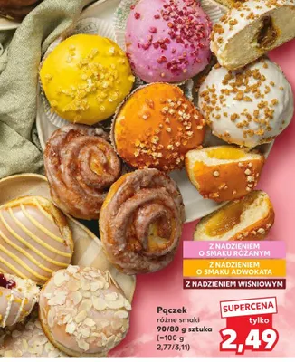 Pączek różne smaki  promocja w Kaufland