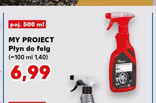 Płyn do felg My Project promocja w Kaufland