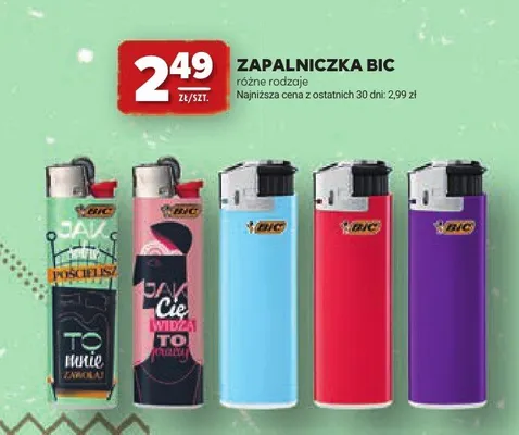Zapalniczka Bic promocja w Stokrotka