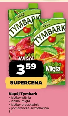 Napój Tymbark jabłko-mięta promocja w Netto