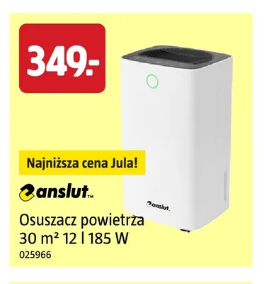 Osuszacz powietrza 30 m² 12 l Anslut promocja w Jula