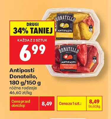 Antipasti Donatello promocja w Biedronka