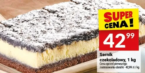 Sernik czekoladowy promocja w Twój Market