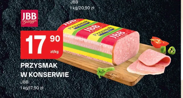 Przysmak w konserwie JBB promocja w Chorten