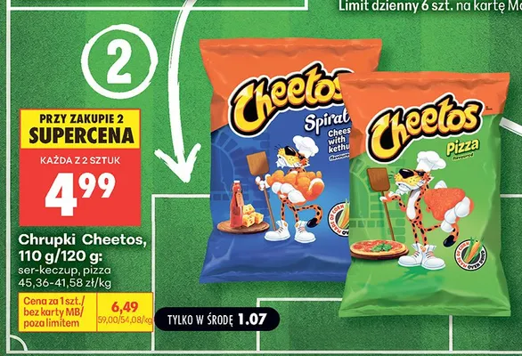 Chrupki Cheetos Pizza promocja w Biedronka