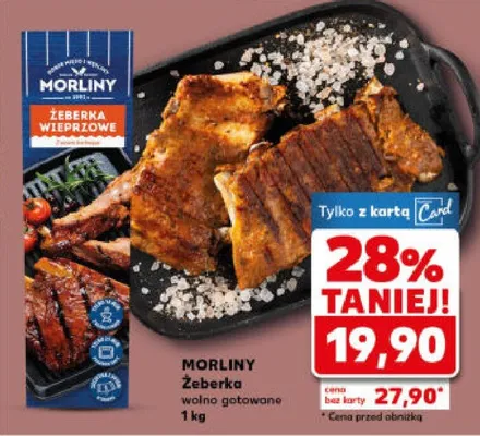Żeberka wolno gotowane promocja w Kaufland