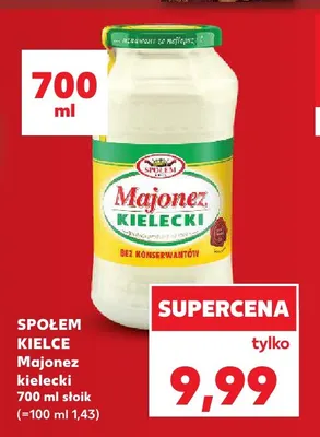 Majonez kielecki Społem Kielce promocja w Kaufland