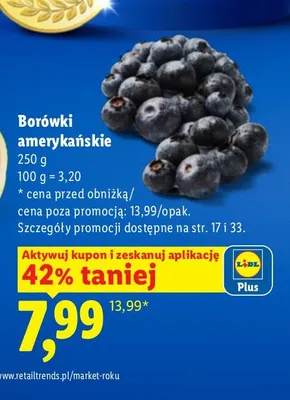 Borówki amerykańskie promocja w Lidl