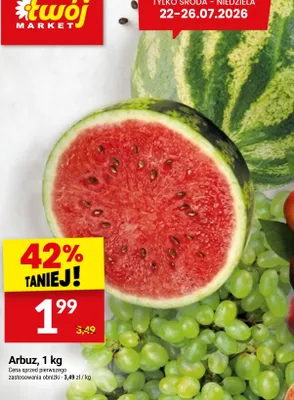 Arbuz promocja w Twój Market