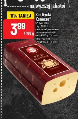 Ser Rycki Koneser promocja w POLOmarket