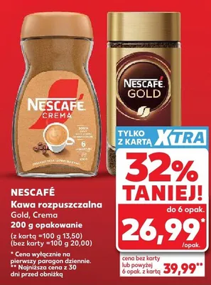 Kawa rozpuszczalna Gold, Crema promocja w Kaufland