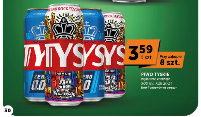 Piwo Tyskie Gronie promocja w Euro Sklep