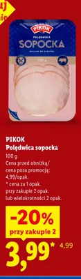 Polędwica sopocka Pikok promocja w Lidl