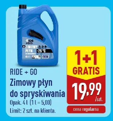 Zimowy płyn do spryskiwania promocja w Aldi