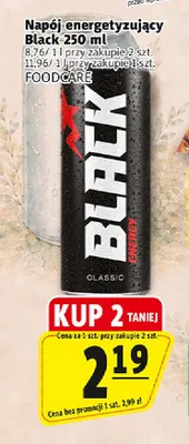 Napój energetyzujący Black promocja w Prim Market