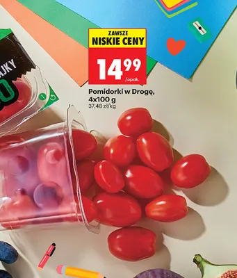 Pomidorki w Drogę Biedronka 4-pak 100 g promocja w Biedronka