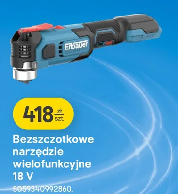 Bezszczotkowe narzędzie wielofunkcyjne 18V promocja w Castorama