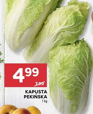Kapusta pekińska polska promocja w Stokrotka