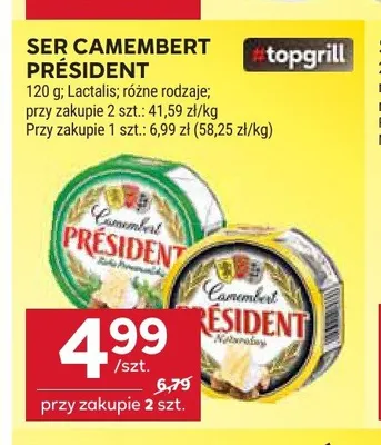Ser Camembert Président promocja w Stokrotka