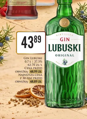 Gin Lubuski Original promocja w Dino