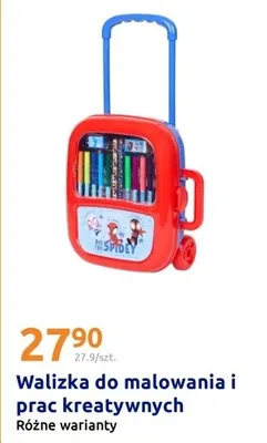 Walizka do malowania i prac kreatywnych promocja w Action