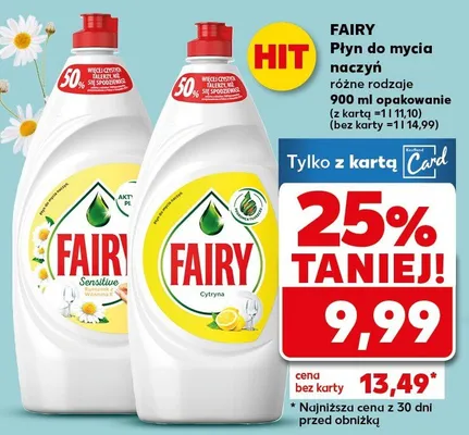 Płyn do mycia naczyń różne rodzaje promocja w Kaufland