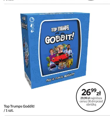 Gra Top Trumps Goddit! promocja w Empik