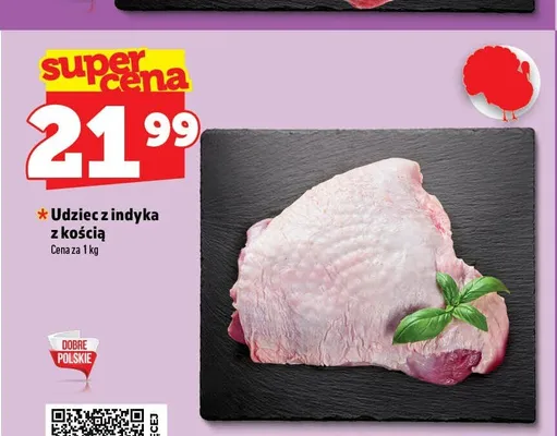 Udziec z indyka z kością promocja w TOPAZ