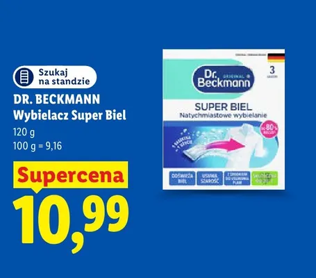 Wybielacz Super Biel Dr. Beckmann promocja w Lidl
