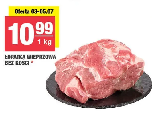 Łopatka wieprzowa bez kości promocja w SPAR