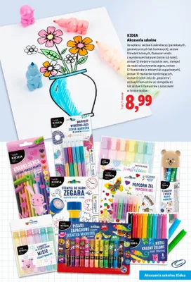 Kredki żelowe Kotki Kidea promocja w Lidl