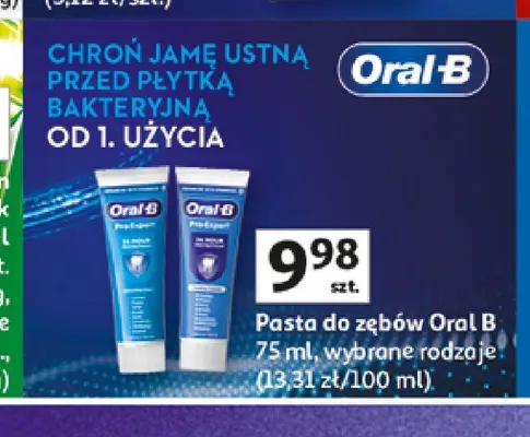 Pasta do zębów Oral-B promocja w Auchan