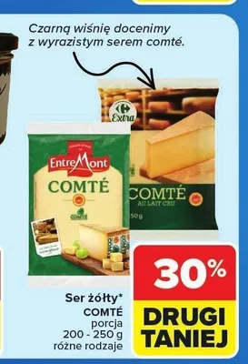 Ser żółty Comté Extra promocja w Carrefour Market