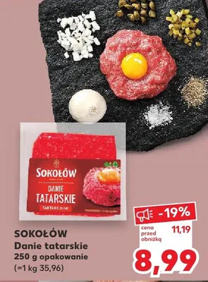 Danie tatarskie Sokołów promocja w Kaufland