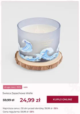Świeca zapachowa home&you Welle promocja w home&you