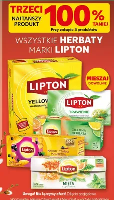Herbaty marki Lipton promocja w Kaufland