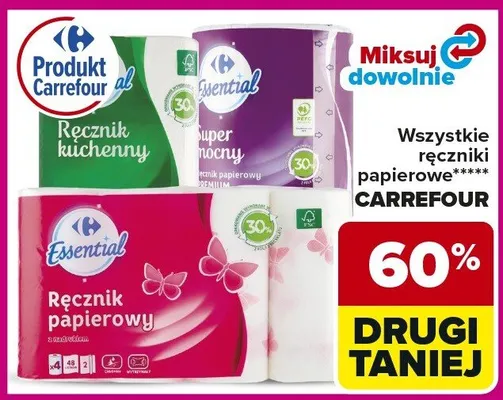 Ręcznik papierowy promocja w Carrefour Market