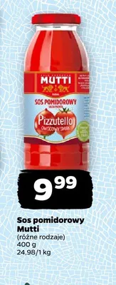 Sos pomidorowy Mutti Pizzutello promocja w Netto