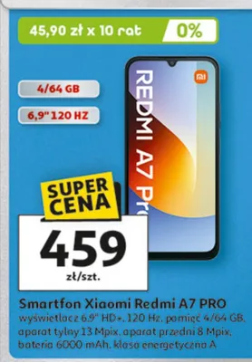 Smartfon Xiaomi Redmi A7 PRO promocja w Auchan