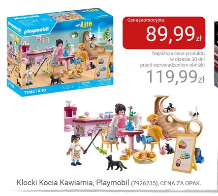 Klocki Kocia Kawiarnia Playmobil promocja w Smyk