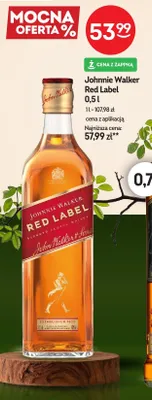 Whisky red label promocja w Żabka