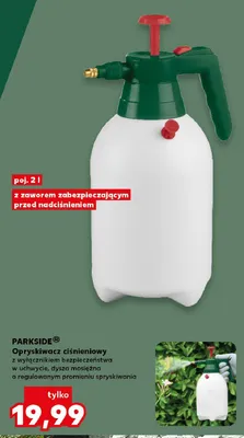 Opryskiwacz ciśnieniowy PARKSIDE 2l z zaworem zabezpieczającym przed nadciśnieniem promocja w Kaufland