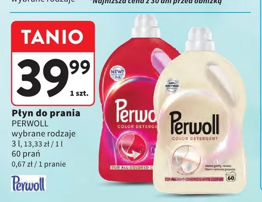 Płyn do prania Perwoll Color promocja w Intermarche