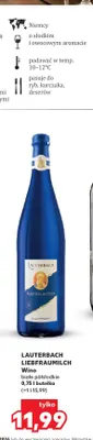 Wino białe półsłodkie Lauterbach Liebfraumilch promocja w Kaufland
