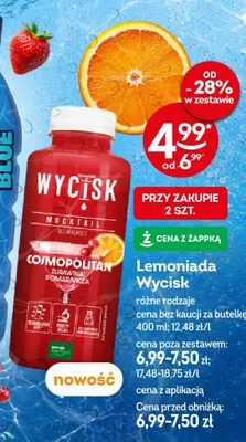 Lemoniada Wycisk Mocktail Cosmopolitan Żurawina Pomarańcza promocja w Żabka